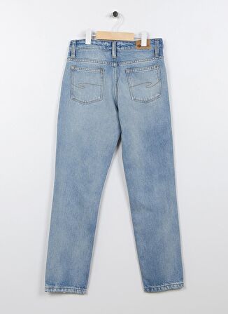 Lee Cooper Açık Mavi Erkek Çocuk Düz Denim Pantolon 232 LCB 121005 LONDON LIGHT BLUE