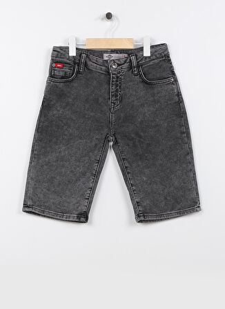 Lee Cooper Lastikli Bel Normal Lacivert Erkek Denim Şort 232 LCB 221004 ELYO 7 DENIM