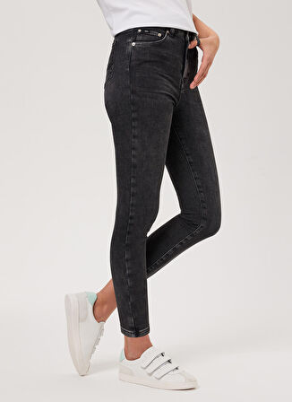 Lee Cooper Yüksek Bel Dar Paça Skinny Fit Kadın Denim Pantolon 232 LCF 121010 JAYCEE VBL MID