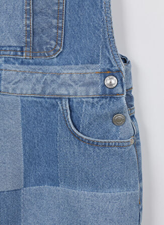 Lee Cooper Buz Kız Çocuk Düz Salopet 232 LCG 125004 ELLA LIGHT