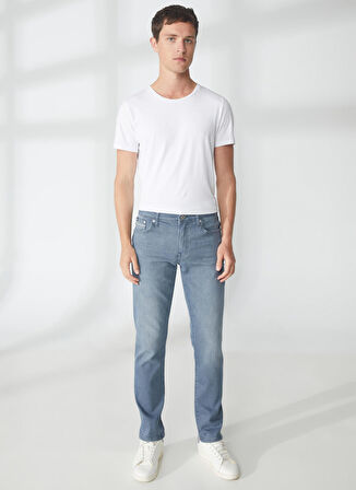 Lee Cooper Normal Bel Slim Straight Erkek Denim Pantolon 232 LCM 121033 JAGGER JAYDEN IRIS