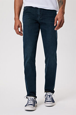 Lee Cooper Normal Bel Slim Straight Erkek Denim Pantolon 232 LCM 121048 JAGGER MID GREEN