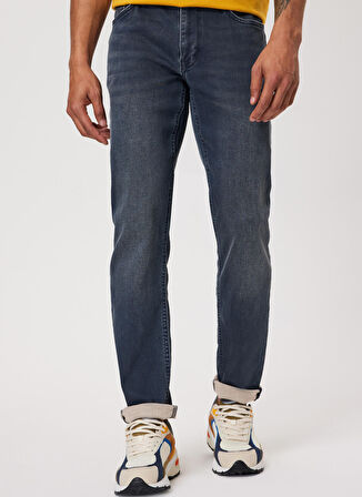 Lee Cooper Normal Bel Slim Straight Erkek Denim Pantolon 232 LCM 121050 JAGGER JUDAS WASH
