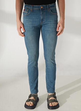Lee Cooper Normal Bel Slim Straight Erkek Denim Pantolon 232 LCM 121052 JAGGER FERB MID