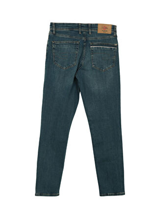 Lee Cooper Yüksek Bel Slim Fit Erkek Denim Pantolon 232 LCM 121056 JACK TASMAN NILE BLU