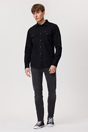 Lee Cooper Yüksek Bel Slim Fit Erkek Denim Pantolon 232 LCM 121060 JACK ALRAKIS VBL LIG