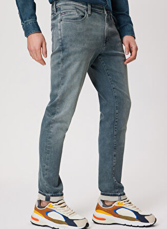 Lee Cooper Yüksek Bel Slim Fit Erkek Denim Pantolon 232 LCM 121067 JACK JUDAS OIL GREEN