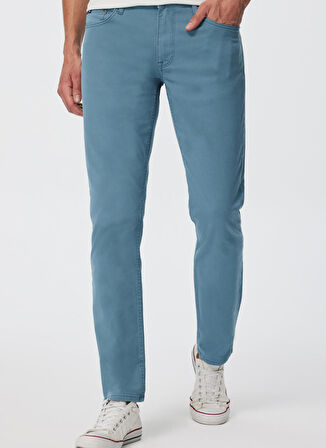 Lee Cooper Normal Bel Slim Fit İndigo Erkek Chino Pantolon 232 LCM 221009 STOW INDIGO