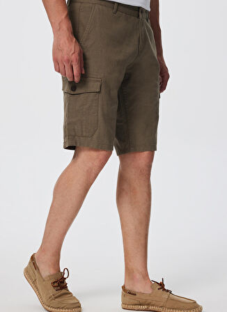 Lee Cooper Normal Deve Tüyü Erkek Şort 232 LCM 221011 MAN 1 CAMEL