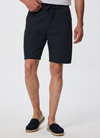 Lee Cooper Rahat Koyu İndigo Erkek Şort 232 LCM 221012 BURF K.INDIGO