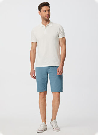Lee Cooper Slim Fit İndigo Erkek Şort 232 LCM 221014 STOWAS INDIGO