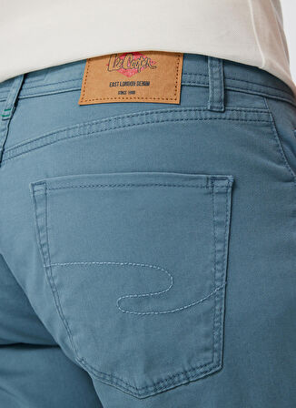 Lee Cooper Slim Fit İndigo Erkek Şort 232 LCM 221014 STOWAS INDIGO