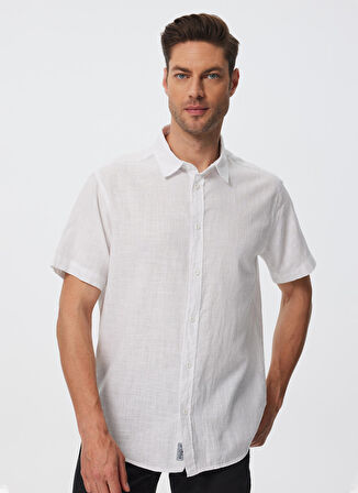 Lee Cooper Regular Fit Bej Erkek Gömlek 232 LCM 241003 ANDRE BEJ
