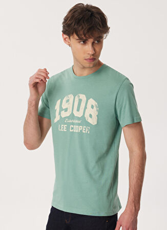 Lee Cooper Bisiklet Yaka Mint Erkek T-Shirt 232 LCM 242042 DEREK MINT
