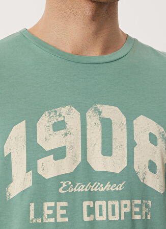 Lee Cooper Bisiklet Yaka Mint Erkek T-Shirt 232 LCM 242042 DEREK MINT