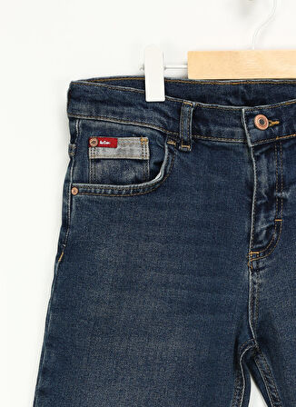 Lee Cooper Normal Bel İndigo Erkek Denim Pantolon 241 LCB 121001 BATH MID BLUE