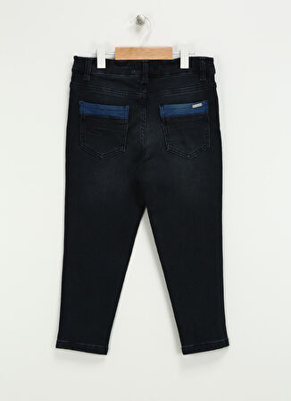 Lee Cooper Normal Bel Siyah Erkek Çocuk Denim Pantolon 241 LCB 121003 BALLOON BLACK TO BLU