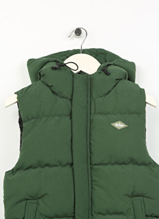 Lee Cooper Düz Yeşil Erkek Çocuk  Yelek 241 LCB 235001 NEW CASPIAN YESIL