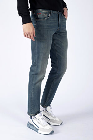 Jagger Erkek Jean Pantolon Ferb Nıle Blue Dark