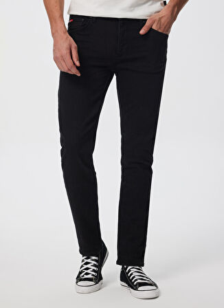 Lee Cooper Normal Bel Slim Straight Erkek Denim Pantolon 241 LCM 121037 JAGGER ABIGAIL BLACK