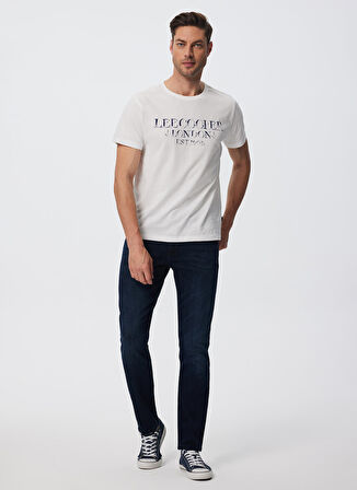 Lee Cooper Normal Bel Slim Straight Erkek Denim Pantolon 241 LCM 121038 JAGGER RB DARK COLOR