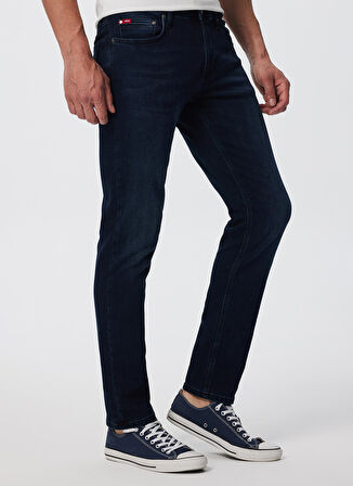 Lee Cooper Normal Bel Slim Straight Erkek Denim Pantolon 241 LCM 121038 JAGGER RB DARK COLOR