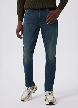 Lee Cooper Normal Bel Slim Fit Erkek Denim Pantolon 241 LCM 121050 JACK FERB NILE BLUE