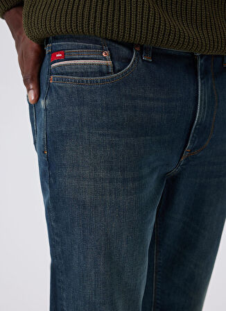 Lee Cooper Normal Bel Slim Fit Erkek Denim Pantolon 241 LCM 121050 JACK FERB NILE BLUE