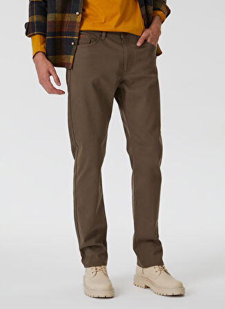 Lee Cooper Normal Bel Slim Straight Deve Tüyü Erkek Chino Pantolon 241 LCM 221002 JAGGER CAMEL