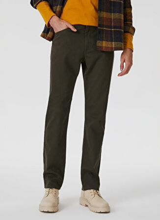 Lee Cooper Normal Bel Slim Straight Haki Erkek Chino Pantolon 241 LCM 221002 JAGGER HAKI