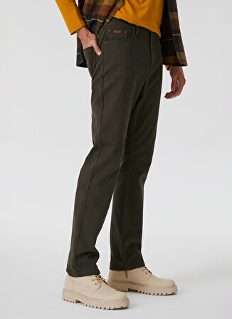 Lee Cooper Normal Bel Slim Straight Haki Erkek Chino Pantolon 241 LCM 221002 JAGGER HAKI