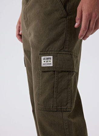 Lee Cooper Normal Bel Jogger Haki Erkek Chino Pantolon 241 LCM 221005 KEWIN HAKI