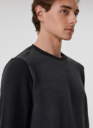Lee Cooper O Yaka Gri Erkek Sweatshırt 241 LCM 241015 NEWDIAGONAL GRI