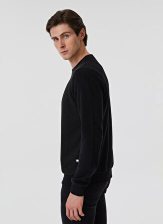 Lee Cooper O Yaka Siyah Erkek Sweatshırt 241 LCM 241015 NEWDIAGONAL SIYAH