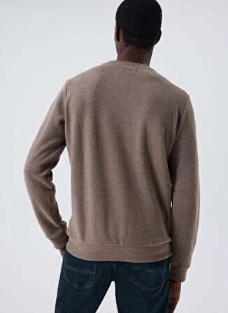 Lee Cooper O Yaka Bej Erkek Sweatshırt 241 LCM 241016 NEWDWADE K. BEJ