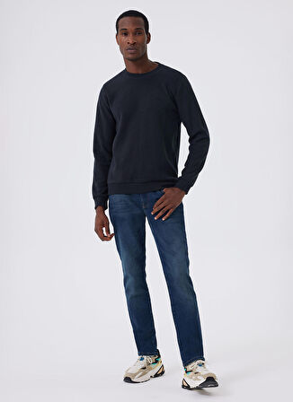 Lee Cooper O Yaka Kahve Erkek Sweatshırt 241 LCM 241016 NEWDWADE K. KAHVE