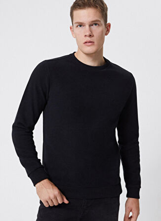 Lee Cooper O Yaka Siyah Erkek Sweatshırt 241 LCM 241016 NEWDWADE SIYAH