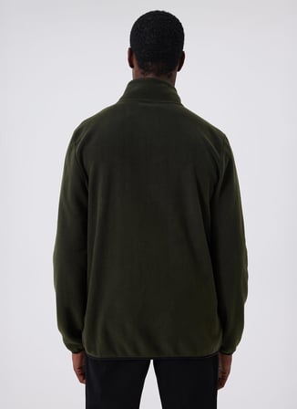 Lee Cooper Haki Erkek Polar Sweatshırt 241 LCM 241028 TUDIO HAKI