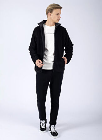 Lee Cooper Siyah Erkek Polar Sweatshırt 241 LCM 241028 TUDIO SIYAH