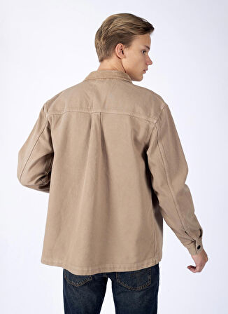 Lee Cooper Regular Fit Vizon Erkek Gömlek 241 LCM 241051 KARELA 2 VIZON