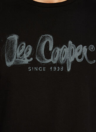 Lee Cooper O Yaka Siyah Erkek T-Shirt 241 LCM 242002 ZAYNE SIYAH