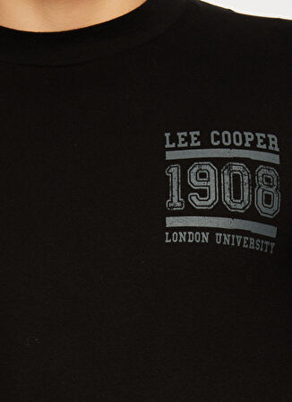 Lee Cooper O Yaka Siyah Erkek T-Shirt 241 LCM 242004 ENZAY SIYAH