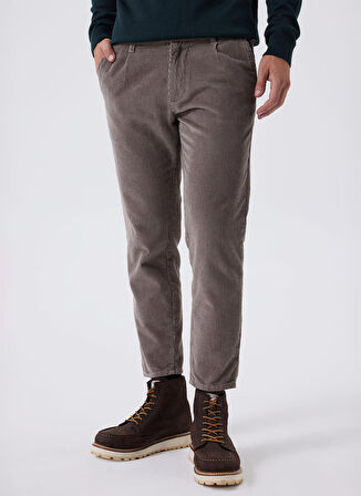 Lee Cooper Normal Bel Normal Vizon Erkek Chino Pantolon 241 LCM 221004 RODGER VIZON