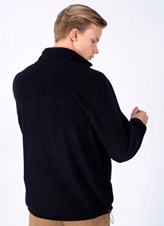 Lee Cooper Dik Yaka Siyah Erkek Sweatshırt 241 LCM 241074 FELIX SİYAH