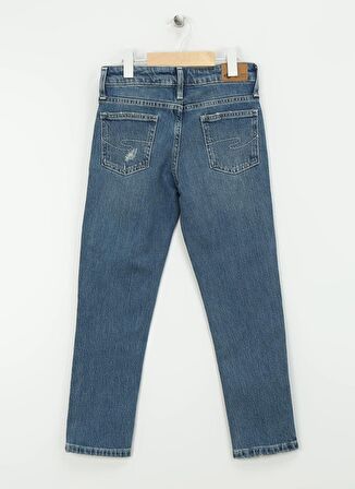 Lee Cooper Normal Bel Mavi Erkek Denim Pantolon 242 LCB 121001 LONDON OCEAN BLUE