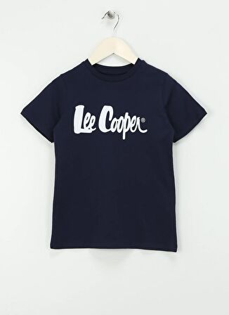 Lee Cooper Baskılı Lacivert Erkek T-Shirt 242 LCB 242001 LONDONLOGO A.LACİ