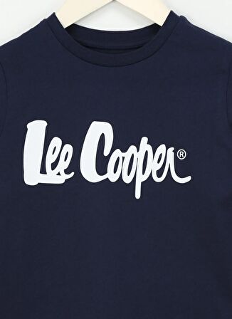 Lee Cooper Baskılı Lacivert Erkek T-Shirt 242 LCB 242001 LONDONLOGO A.LACİ