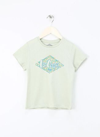 Lee Cooper Baskılı Mint Kız Çocuk T-Shirt 242 LCG 242003 FLOWERS MINT