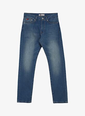 Lee Cooper Normal Bel Straight Erkek Denim Pantolon 242 LCM 121009 HARRY DIAZ ISLAND L