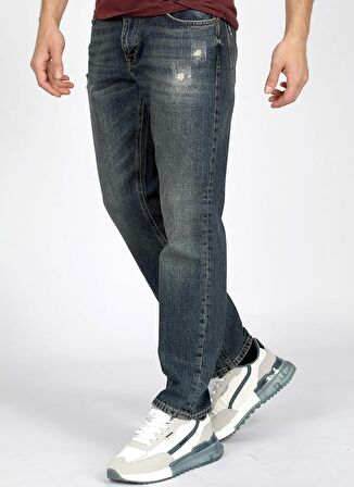 Lee Cooper Normal Bel Slim Fit Erkek Denim Pantolon 242 LCM 121023 JAGGER POSEY DB MID